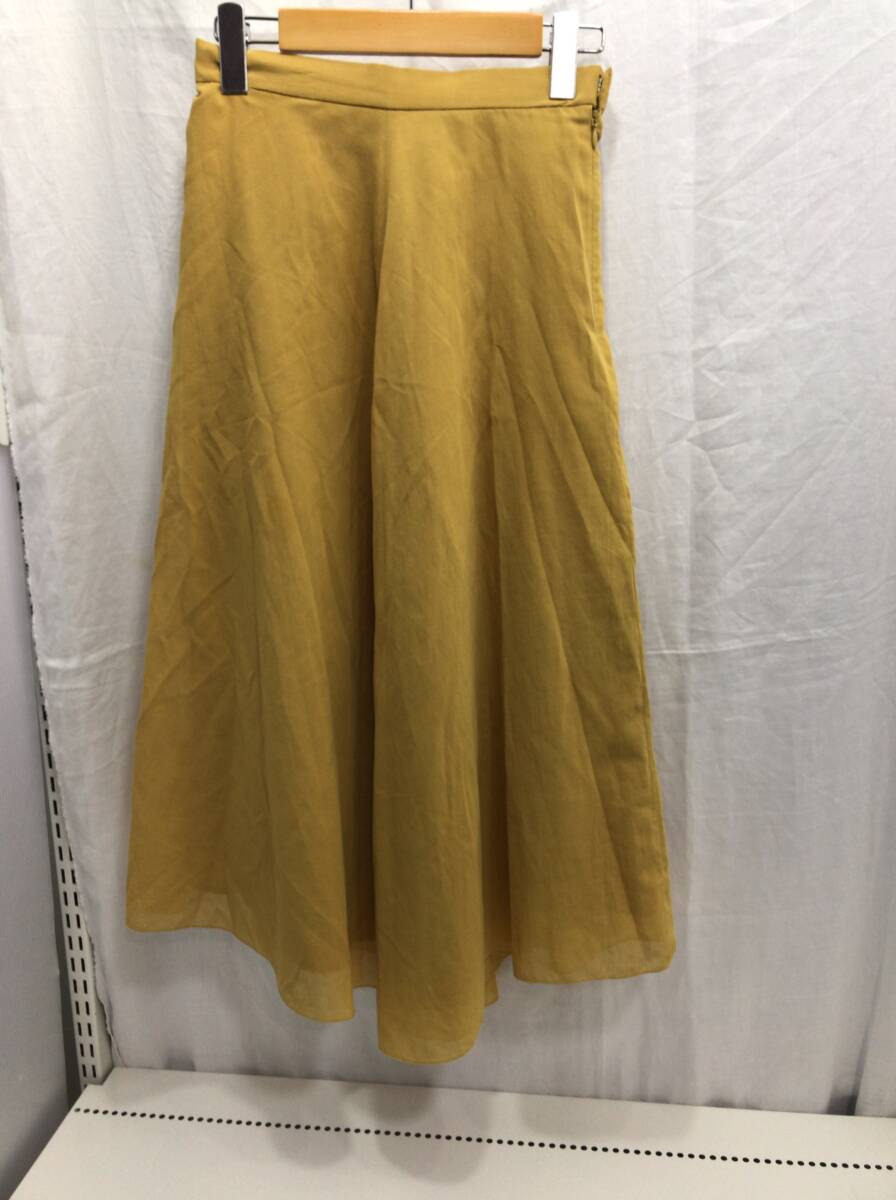 ビューティアンドユース スカート イエロー レディース Sサイズ beauty&youth F24拍卖