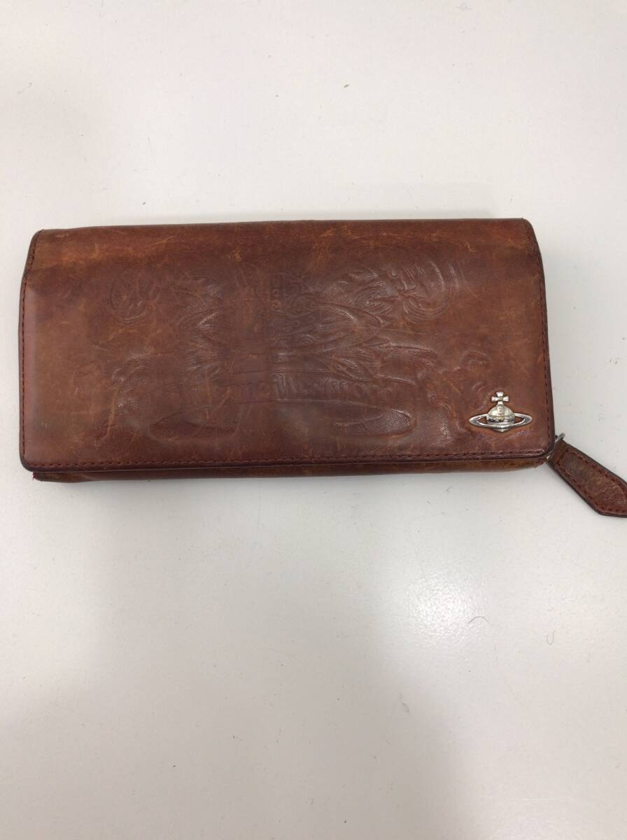 Vivienne Westwood 長財布 小銭入れあり ブラウン レディース ヴィヴィアン・ウエストウッド B5 拍卖