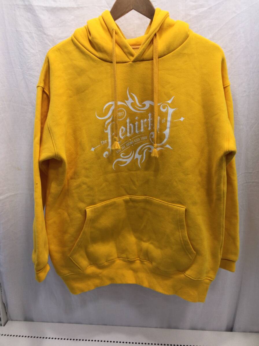 ジェジュン ライブ パーカー スエット 長袖 イエロー フリーサイズ グッズ B24k1拍卖