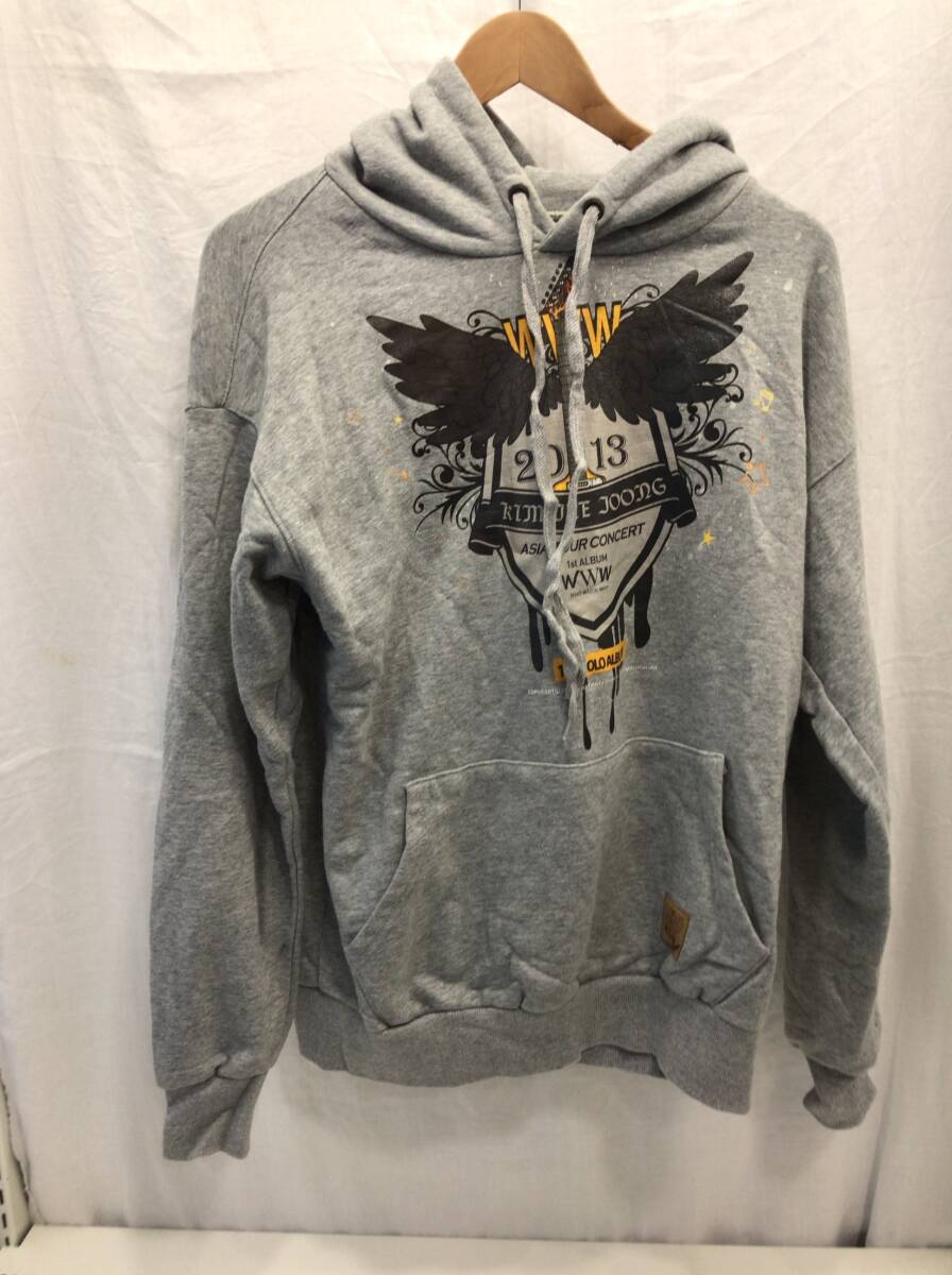 ジェジュン ライブ パーカー スエット 長袖 グレー フリーサイズ グッズ B24k2拍卖