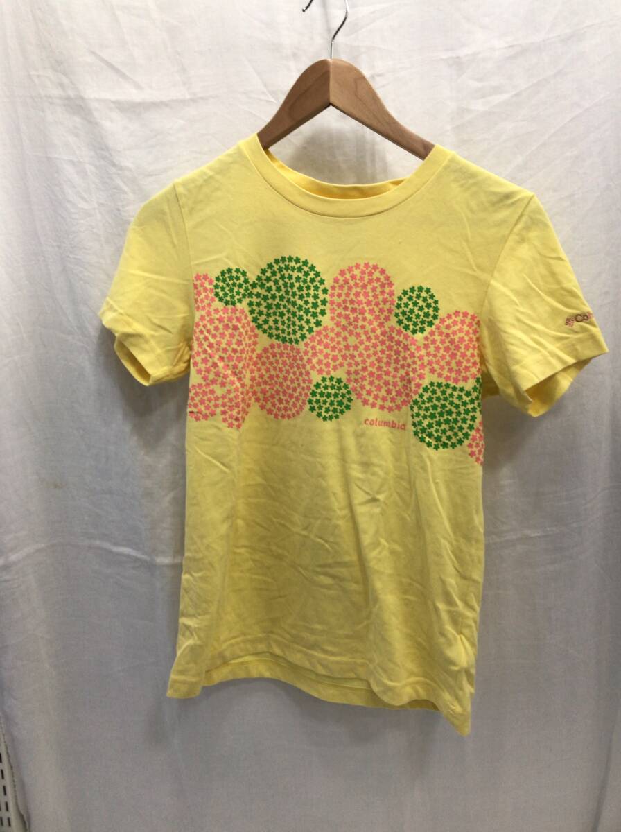 Columbia 半袖 Tシャツ イエロー Mサイズ レディース コロンビア C1拍卖