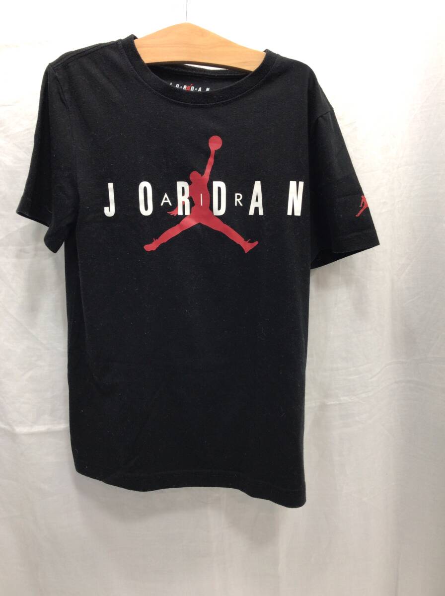 JORDAN 半袖 Tシャツ ブラック Mサイズ 身長 132 147cm キッズ 子ども 男の子 ジョーダン E5拍卖