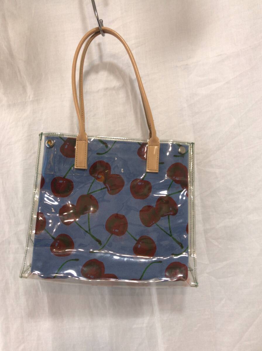MONICA バッグ トートバッグ ブルー サクランボ レディース モニカ G3拍卖
