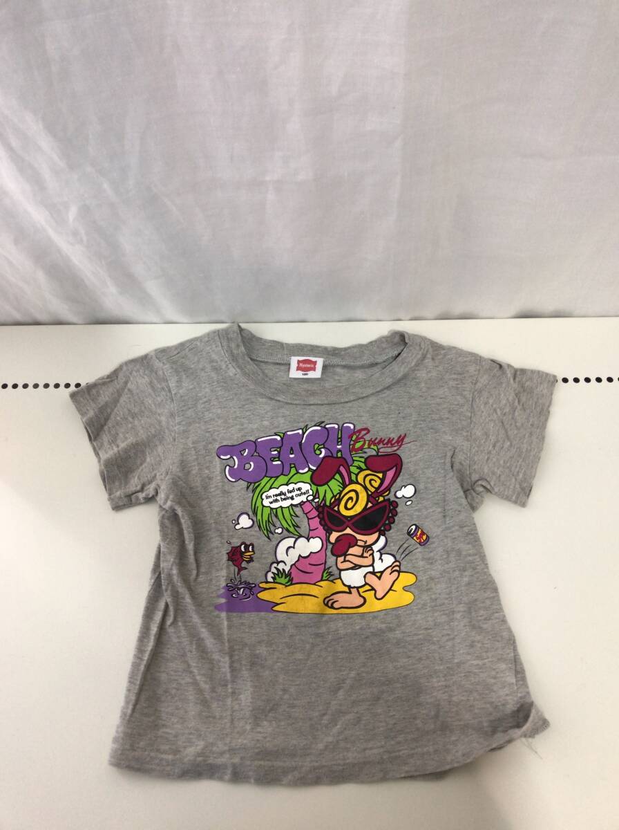 Hysteric Mini 半袖 Tシャツ グレー 120cm キッズ 子供 ヒステリック ミニ A30拍卖