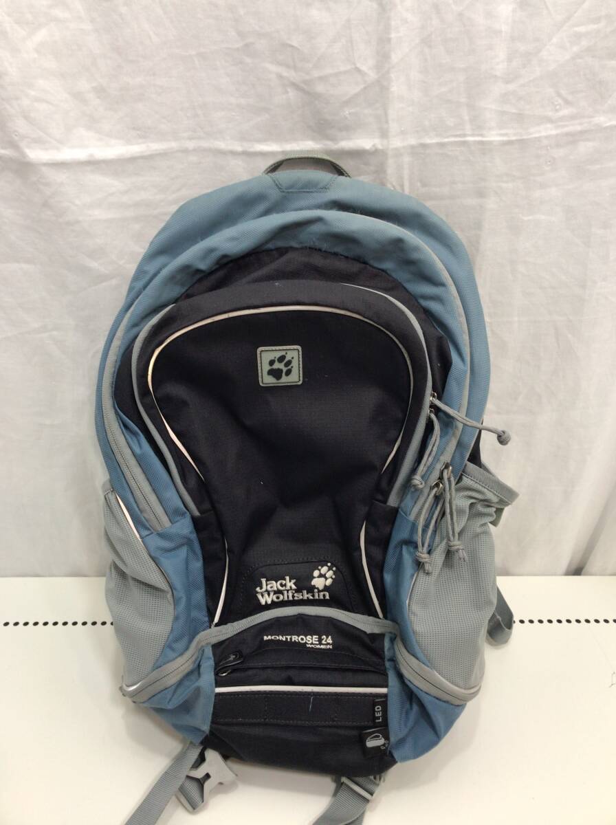 JACKWOLFSKIN バッグ リュック ブルー グレー メンズ ジャックウルフスキン E69拍卖