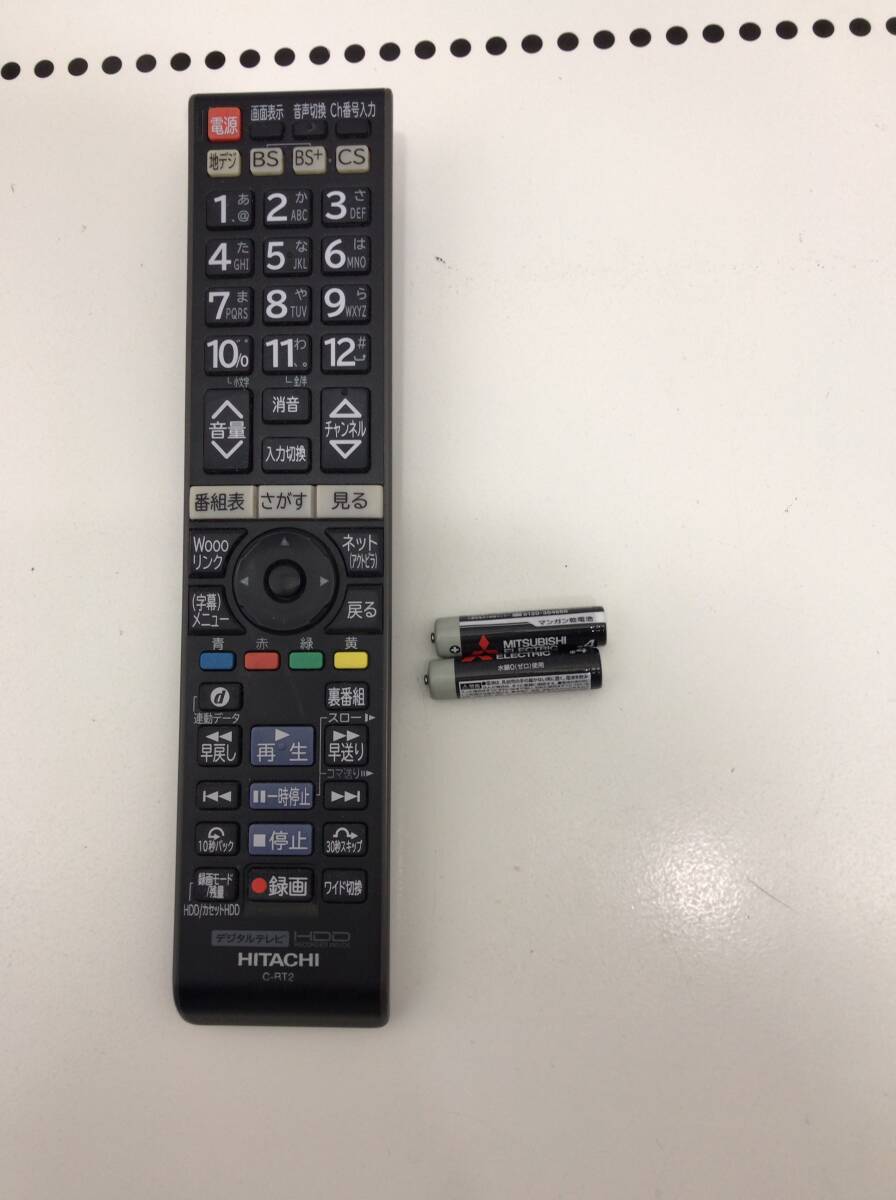 動作確認済み HITACHI リモコン C-RT2 ブラック ヒタチ G13拍卖
