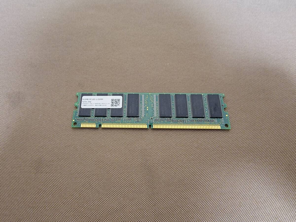 Hynix SDRAM PC-100 512MB デスクトップ用メモリ 動作OK拍卖