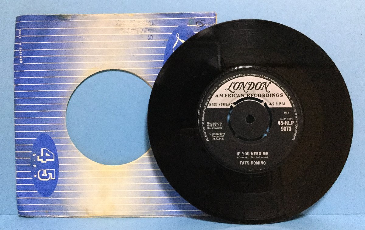 EP 洋楽 Fats Domino / If You Need Me 英盤拍卖