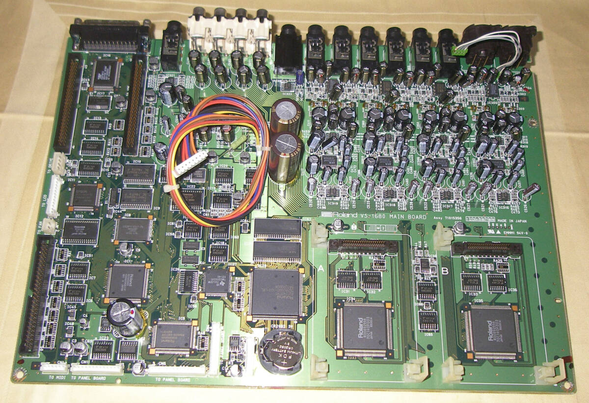 ★ROLAND VS-1680 MAIN BOARD Assy 71015356★OK!!★MADE in JAPAN★拍卖
