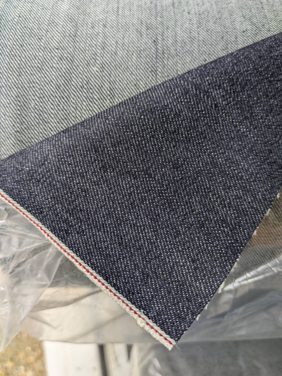 訳あり 産地 岡山県 井原デニム セルヴィッチインディゴデニム 80cm幅 13.5oz 52.5m巻 生地 日本製 denim 50-6拍卖