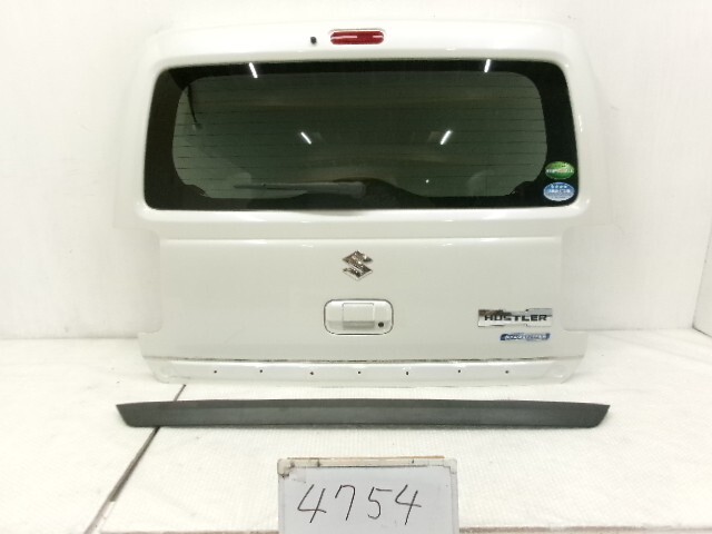 R2年 ハスラー 5AA-MR92S リアゲート バックドア ZVR ピュアホワイト 69100-59S00 203351 4754拍卖