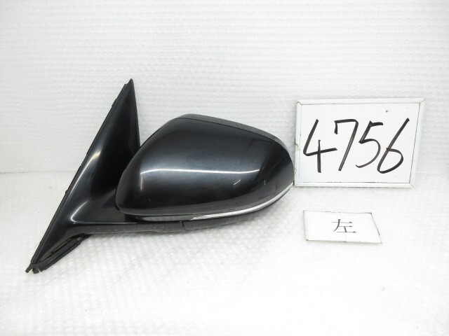 2013年 ジャガー XF CBA-J05PC 左サイドミラー ドアミラー PEL ブラック系 203473 4756拍卖