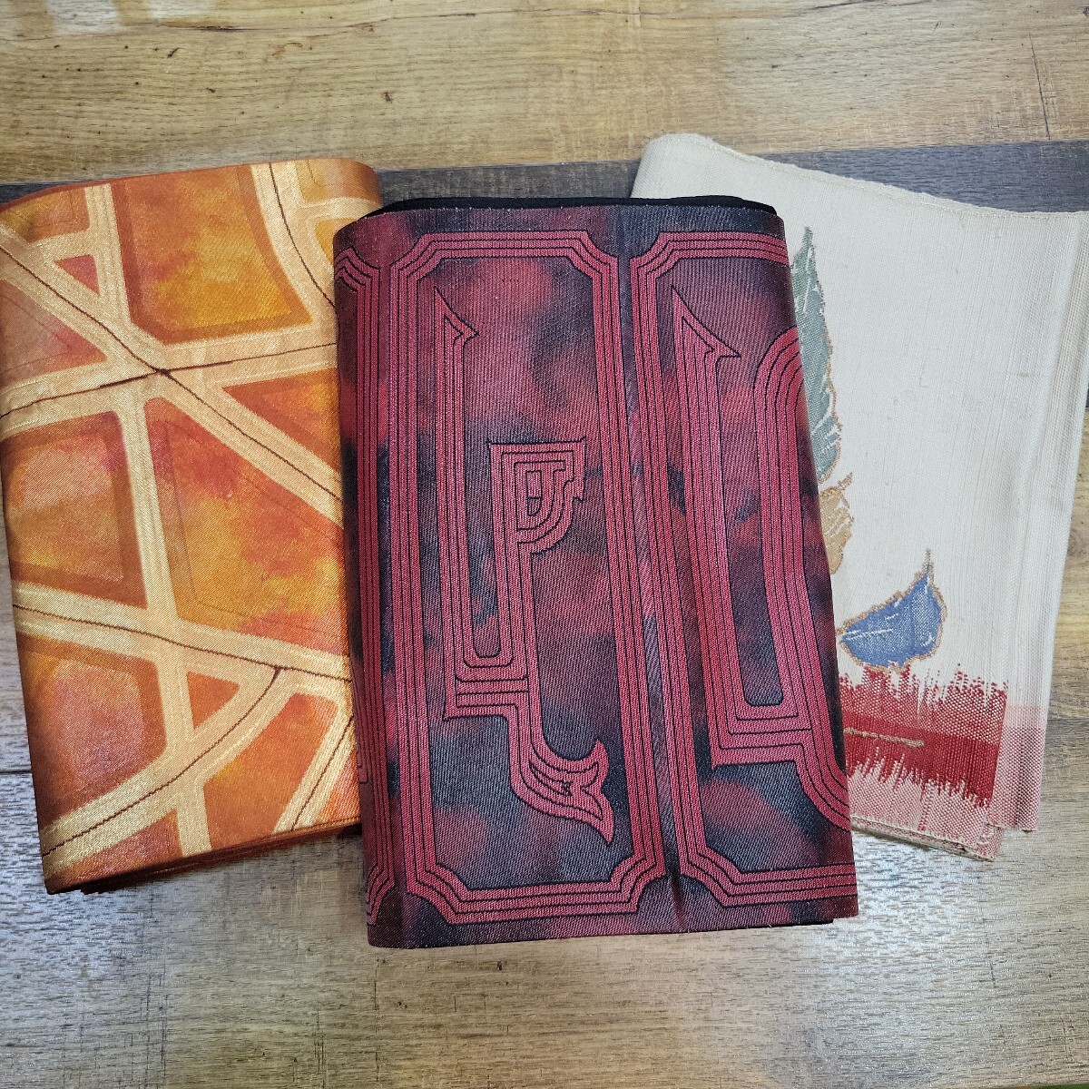 №9106 USED 美品 和装 帯 3種まとめ売り リメイクにも!拍卖