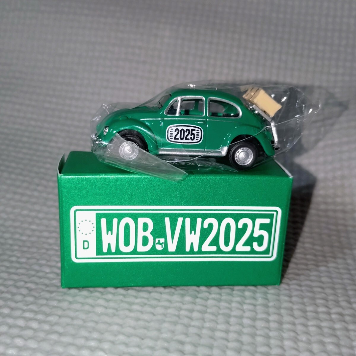 トミカサイズ 追跡付送料180円~ 2025年 モロゾフ 限定 フォルクスワーゲン ビートル グリーン リアラゲッジラック VOLKSWAGEN拍卖