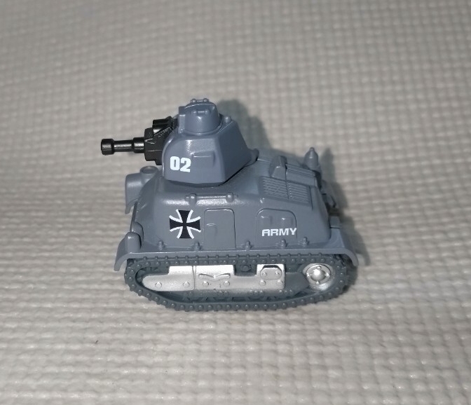 デフォルメ プルバック 戦車 ソミュア S35 ドイツ軍鹵獲 コンバットチョロQタイプ拍卖