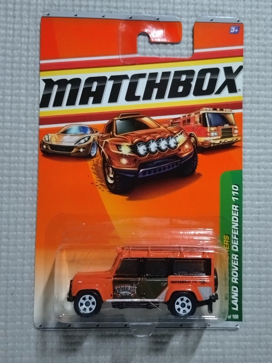 追跡付送料180円~ トミカサイズ マッチボックス 1997 ランドローバー ディフェンダー 110拍卖