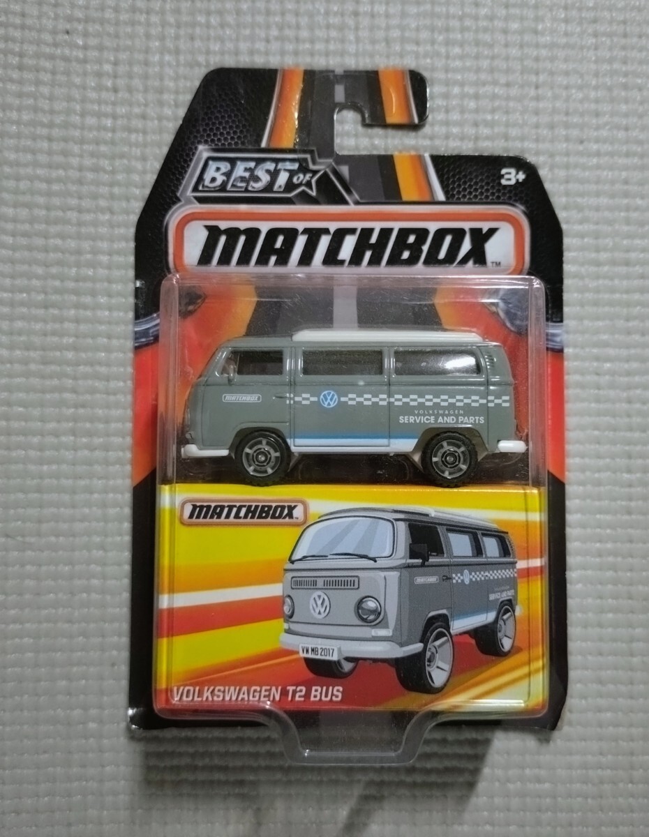 トミカサイズ マッチボックス フォルクスワーゲン T2 バス グレー拍卖