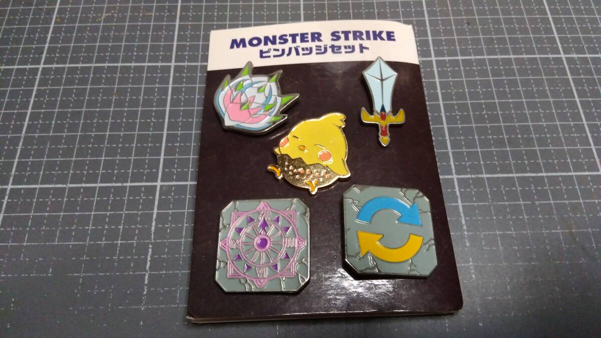 モンスターストライク ピンバッジ セット ブルー 未使用拍卖