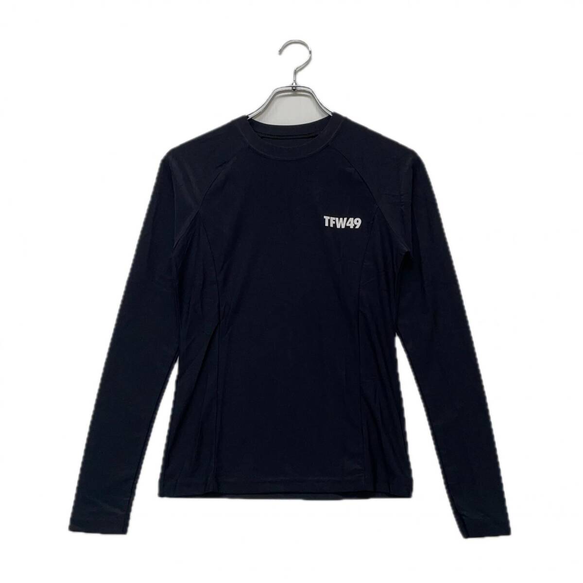 coco 未使用品 ティーエフダブリュー TFW49 レディース インナー M ブラック ロゴプリント クルーネック ネコパケ発送可 K021639拍卖