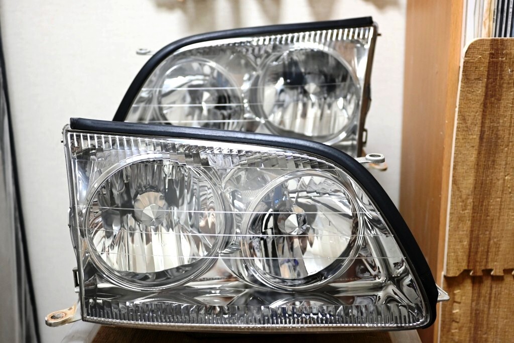 美品 黄ばみ無し 付属完備 TOYOTA UCF20 UCF21 20 セルシオ 純正 後期 HID キセノン 左右 ヘッドライト ASSY STANLEY 50-40 刻印 18 ①拍卖
