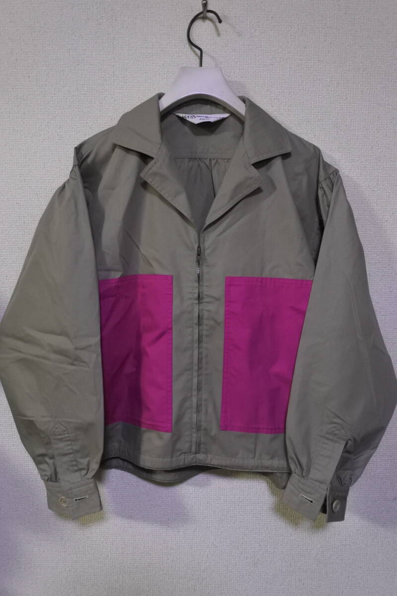80's Yves Saint Laurent Big Pocket Shirts Jacket size S-M イヴサンローラン シャツ ジャケット ビンテージ拍卖