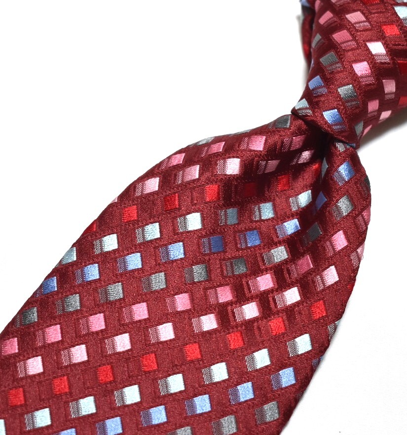 C748☆アルマーニ ネクタイ パターン柄☆3本以上送料無料拍卖