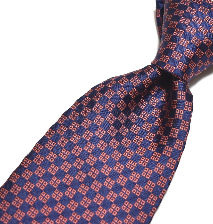 E144☆DAKS ネクタイ パターン柄☆3本以上送料無料☆拍卖