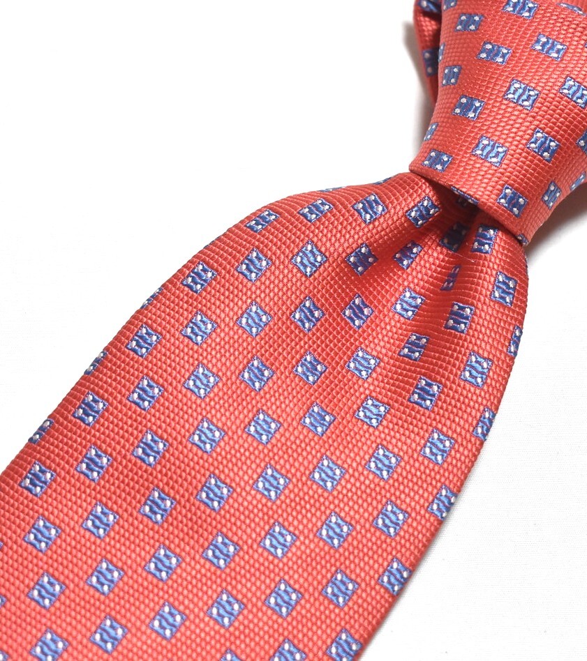 E113☆DAKS ネクタイ パターン柄☆3本以上送料無料☆拍卖