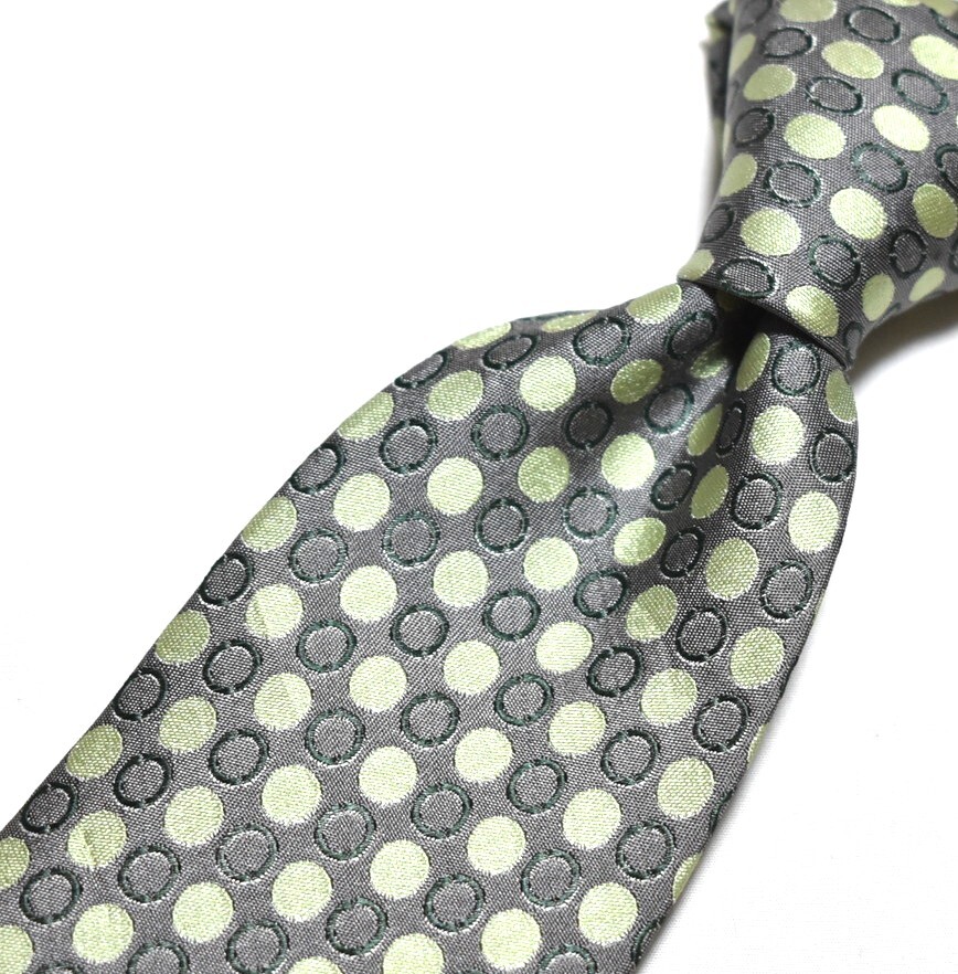 C923☆エルメルジルドゼニア ネクタイ パターン柄☆3本以上送料無料拍卖