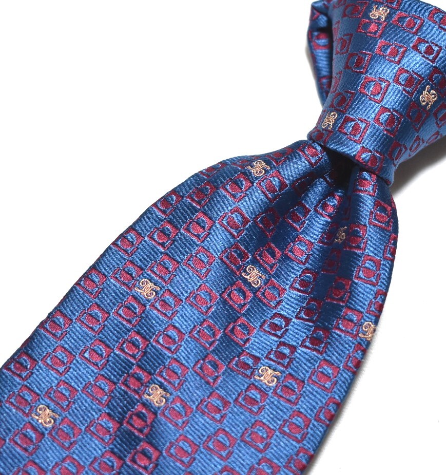 E170☆DAKS ネクタイ パターン柄☆3本以上送料無料☆拍卖