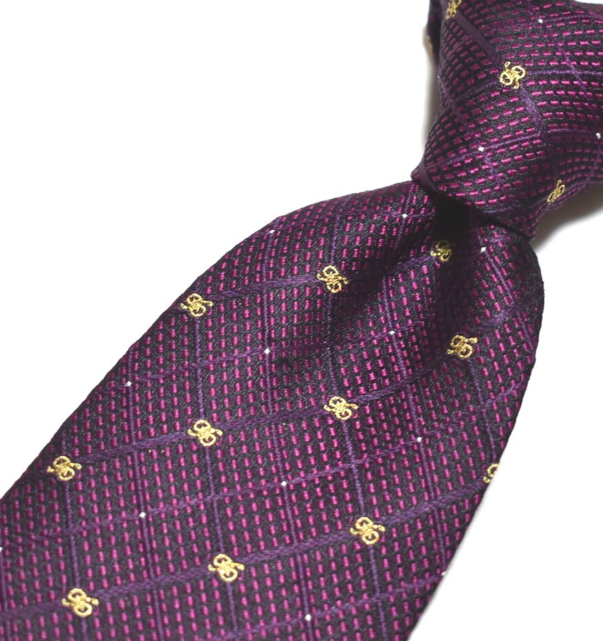 E141☆DAKS ネクタイ パターン柄☆3本以上送料無料☆拍卖