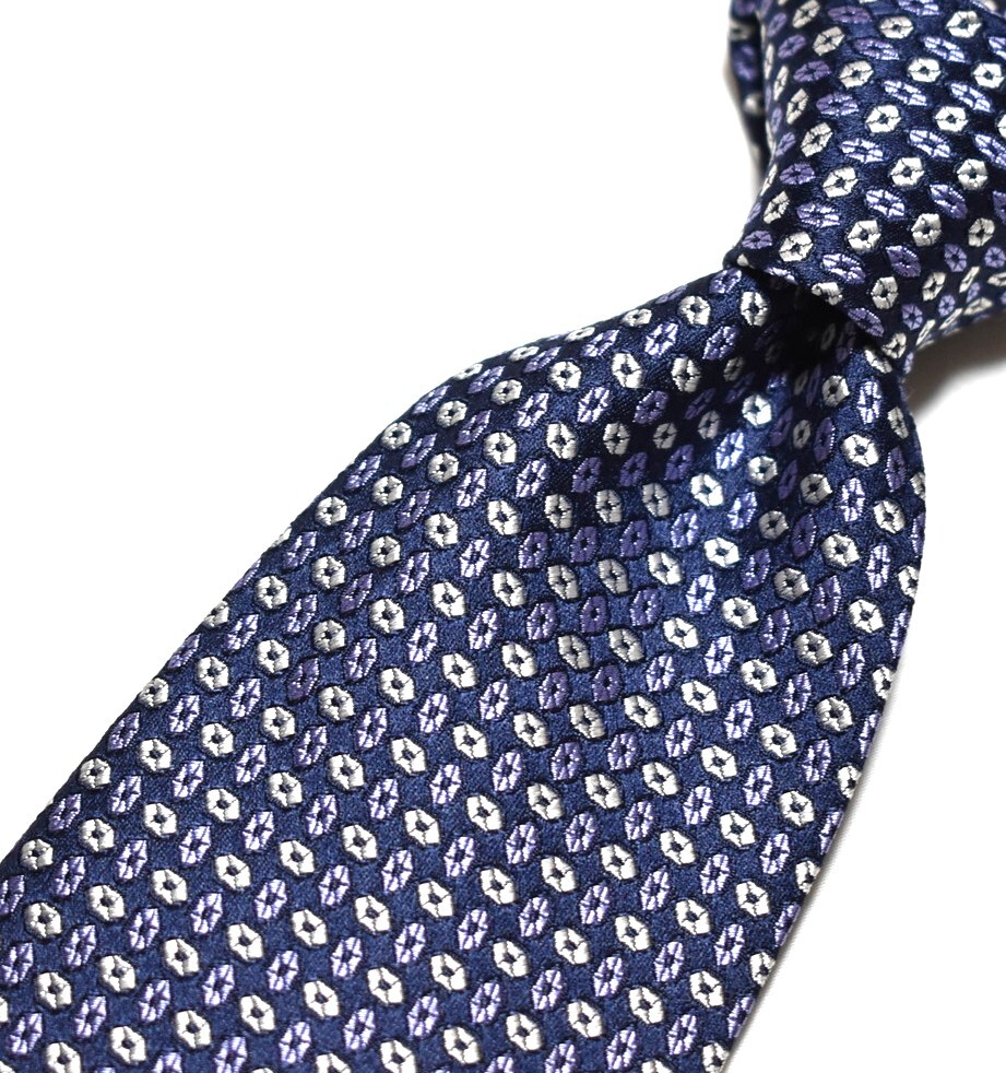 E189☆DAKS ネクタイ パターン柄☆3本以上送料無料☆拍卖