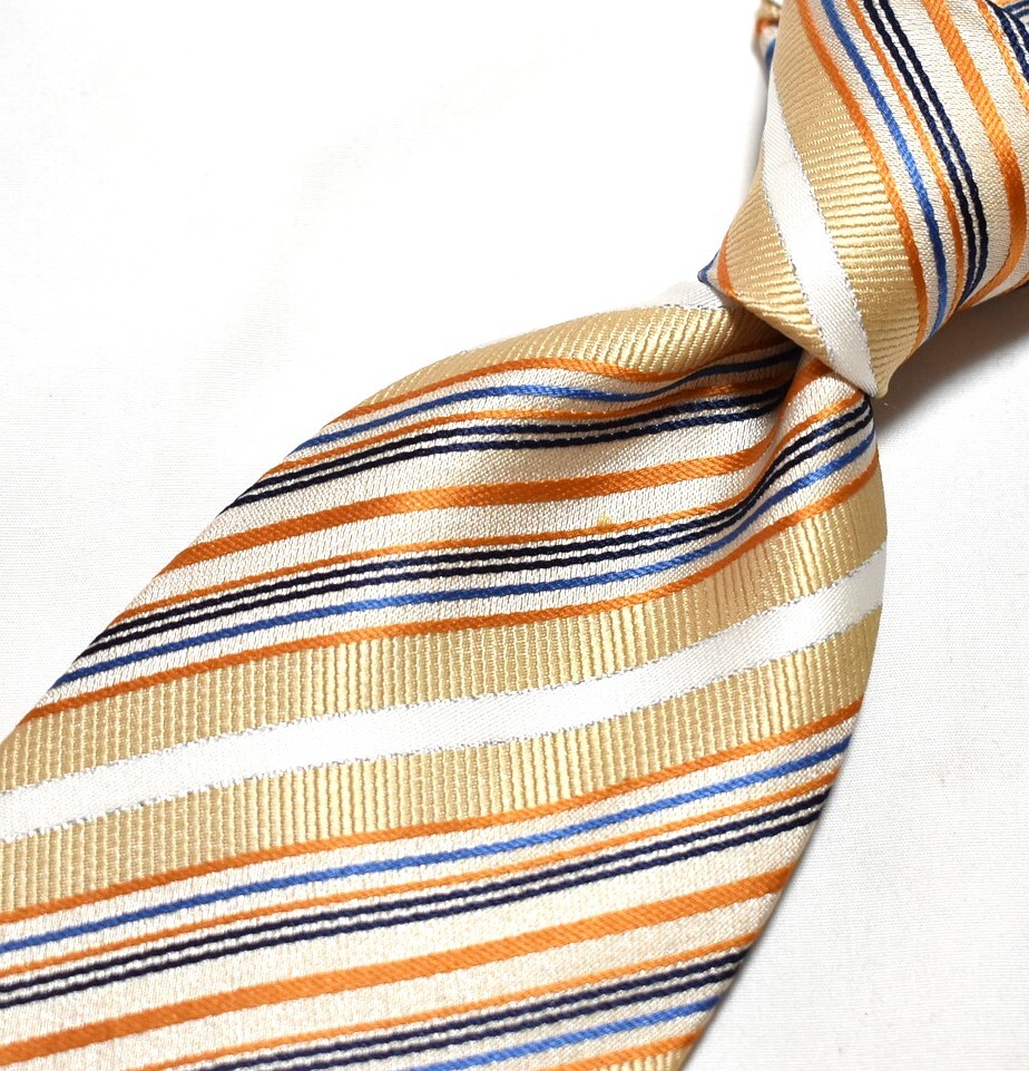 C949☆アルマーニ ネクタイ ストライプ柄☆3本以上送料無料拍卖