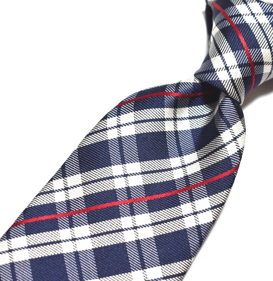 C960☆レノマ ネクタイ チェック柄☆3本以上送料無料拍卖
