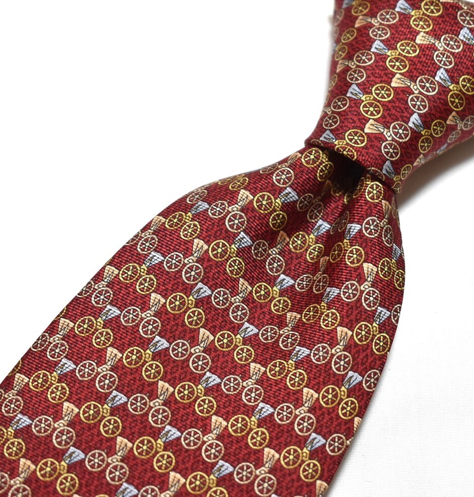 C534☆ランセル ネクタイ パターン柄☆3本以上送料無料拍卖