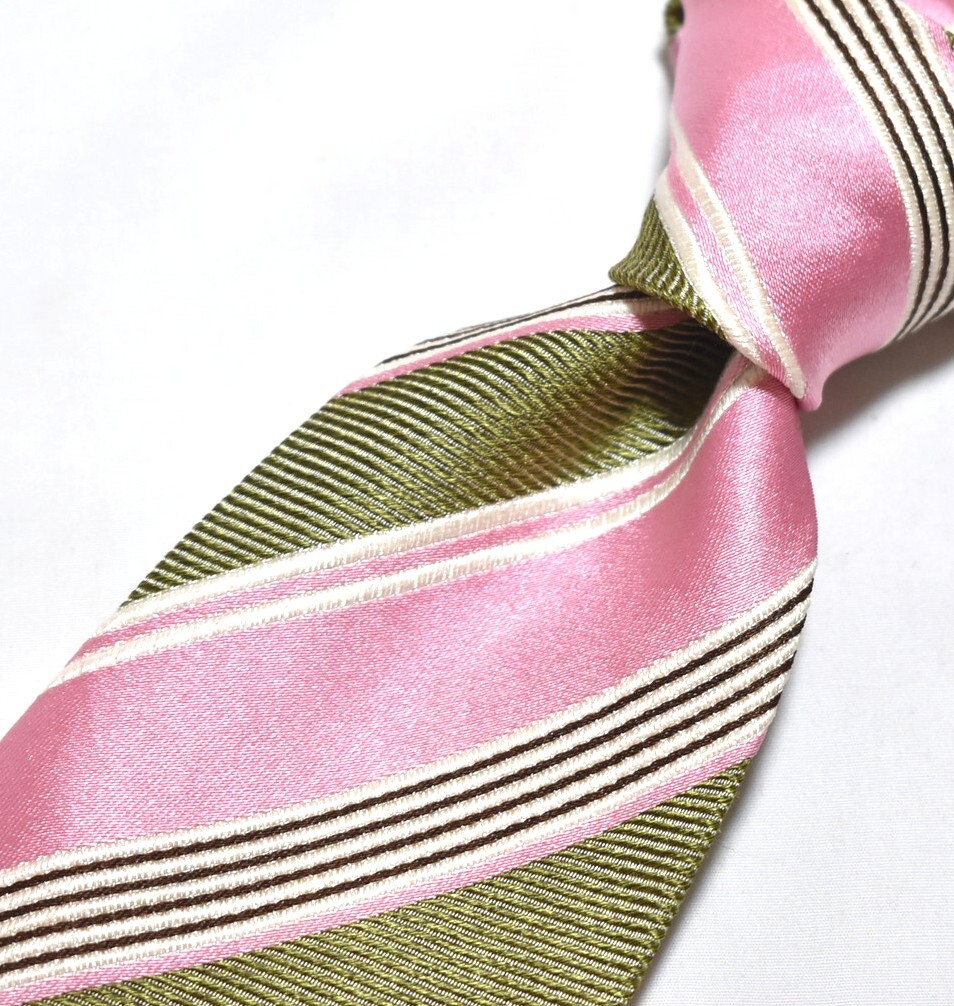 C941☆DAKS ネクタイ ストライプ柄☆3本以上送料無料拍卖