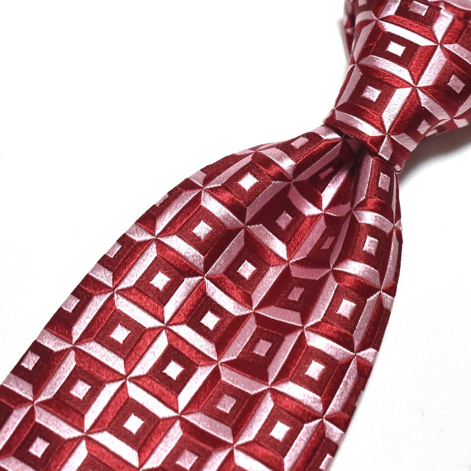 C999☆ROUNDTREE&YORKE ネクタイ パターン柄☆3本以上送料無料拍卖