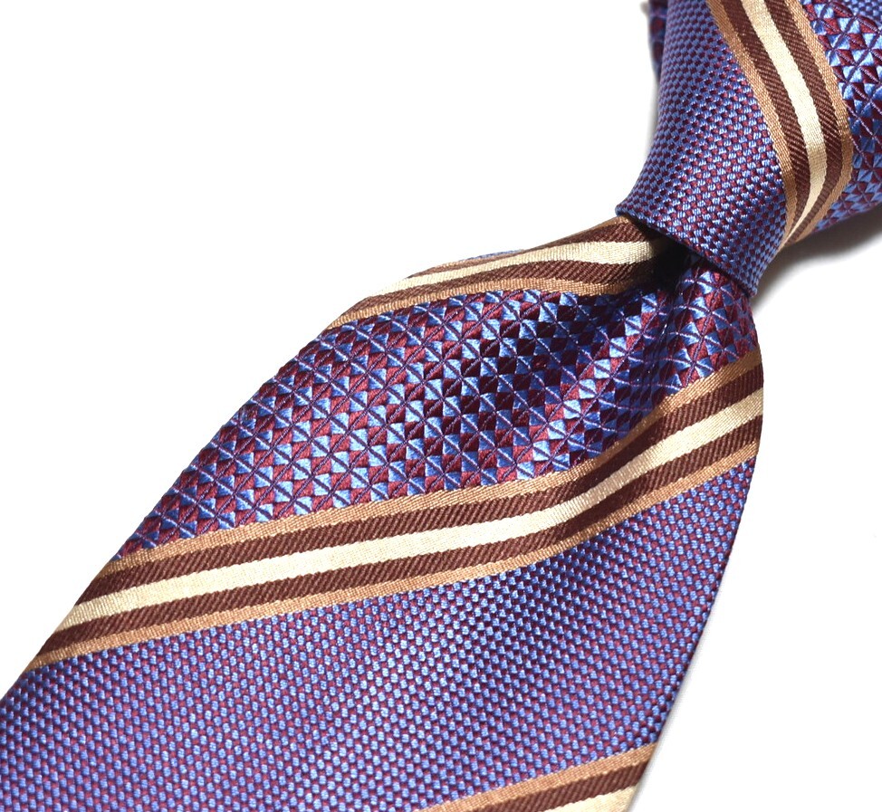 C917☆ランセル ネクタイ ストライプ柄☆3本以上送料無料拍卖