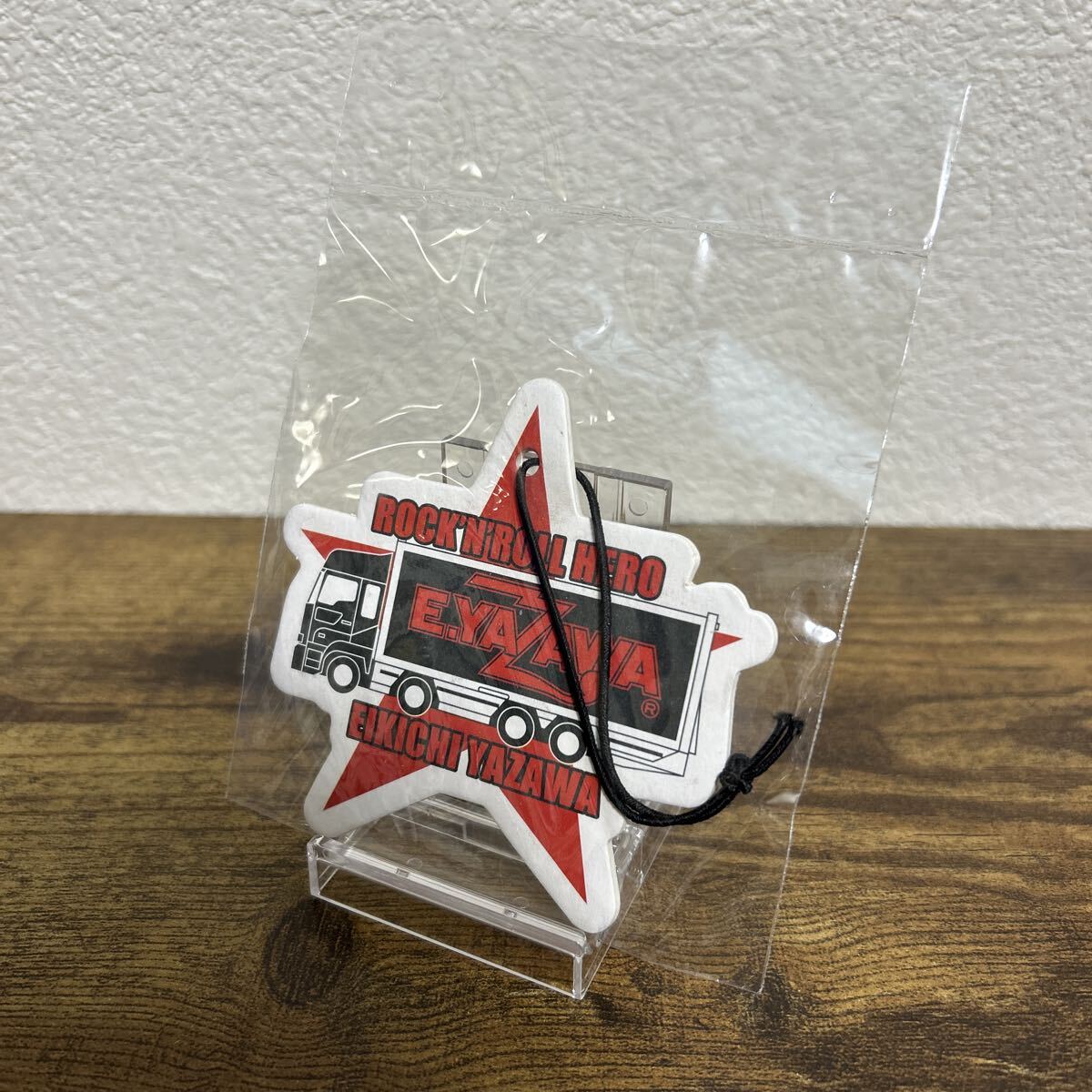新品 当時物 矢沢永吉 YAZAWA 激レア グッズ 芳香剤 カー用品 アクセサリー エアフレッシュナー ロゴ 旧車 暴走族 車 トラック トランポ 拍卖