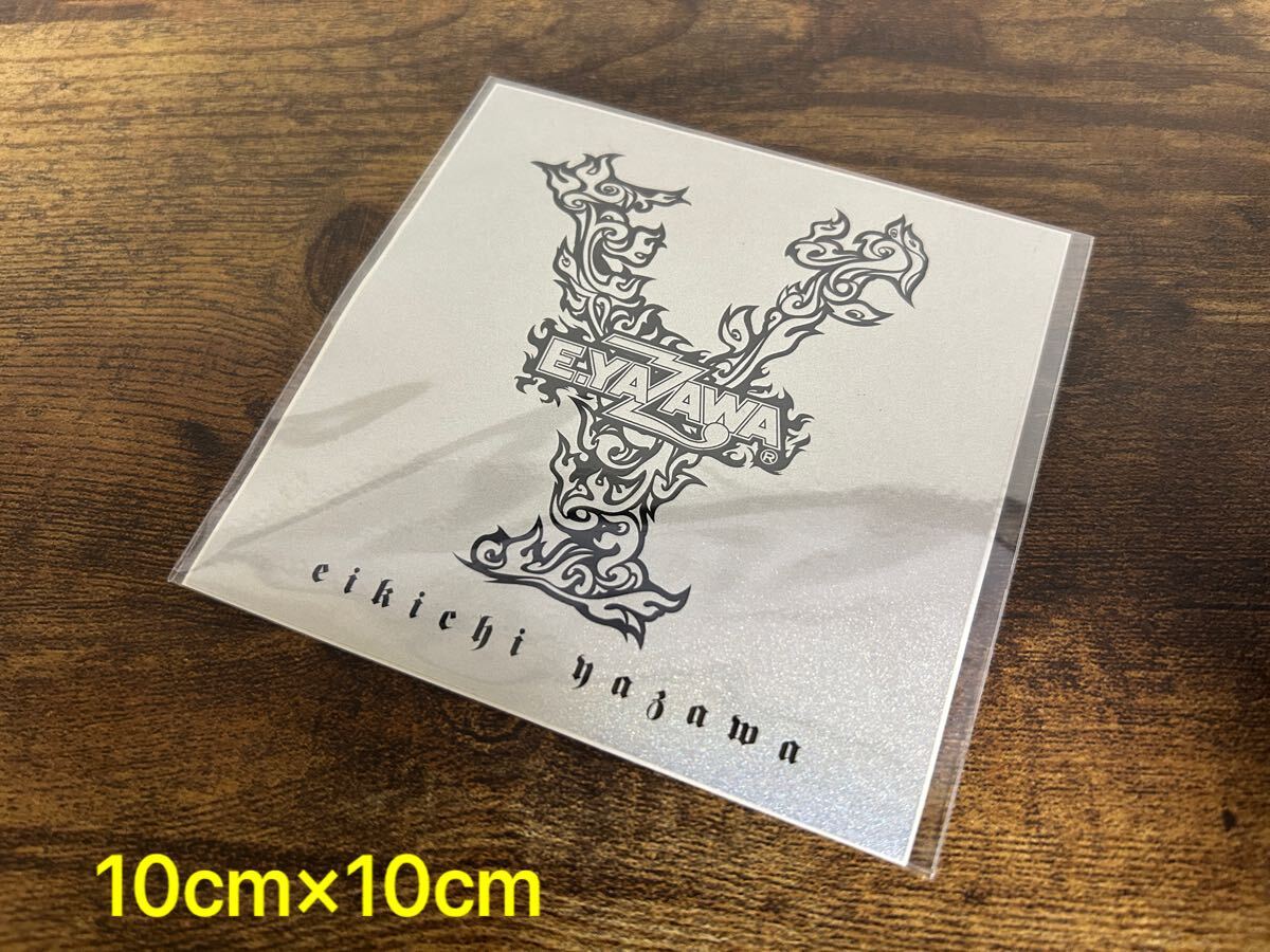 新品 当時物 正規品 矢沢永吉 YAZAWA 激レア グッズ 入手困難 ロゴ ステッカー シール シルバー拍卖