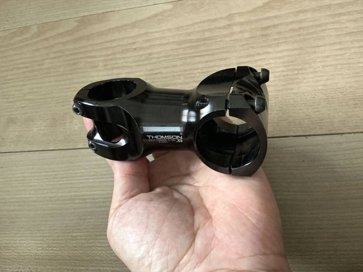 中古良品 THOMSON トムソン X4 70mm 31.8mm 0° OS ブラック 即決拍卖