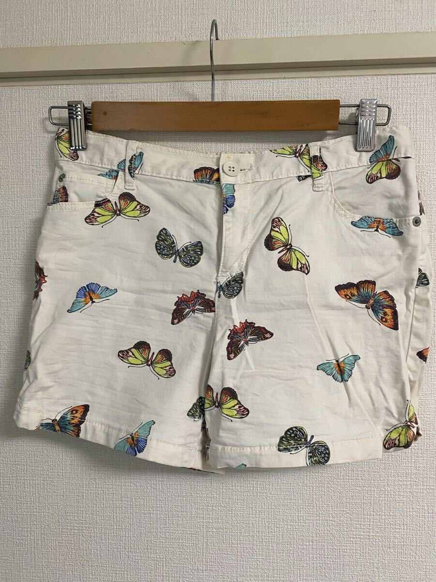 送料無料!★とても可愛い♪ GAP キッズ ショートパンツ 蝶々柄 USED拍卖