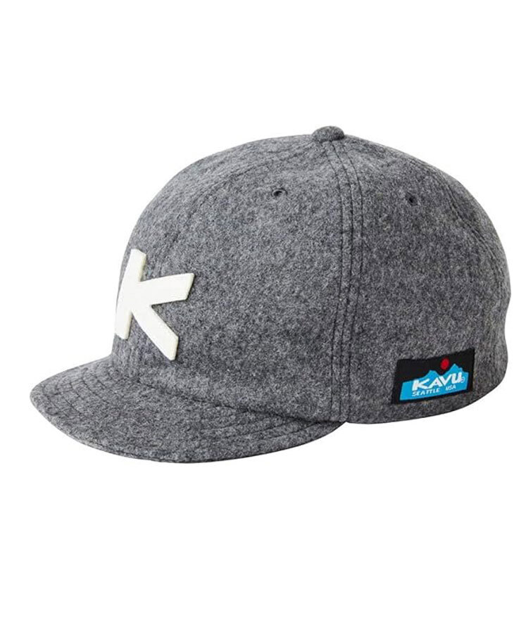<グレー>カブー キャップ KAVU ウールベースボールキャップ 198203180 ウールキャップ 帽子 ハイキング拍卖