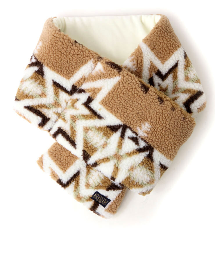 <ベージュ>PENDLETON ペンドルトン ボアマフラー PDT-000-253023 防寒 BOA MUFFLER ボア ファー 防寒拍卖