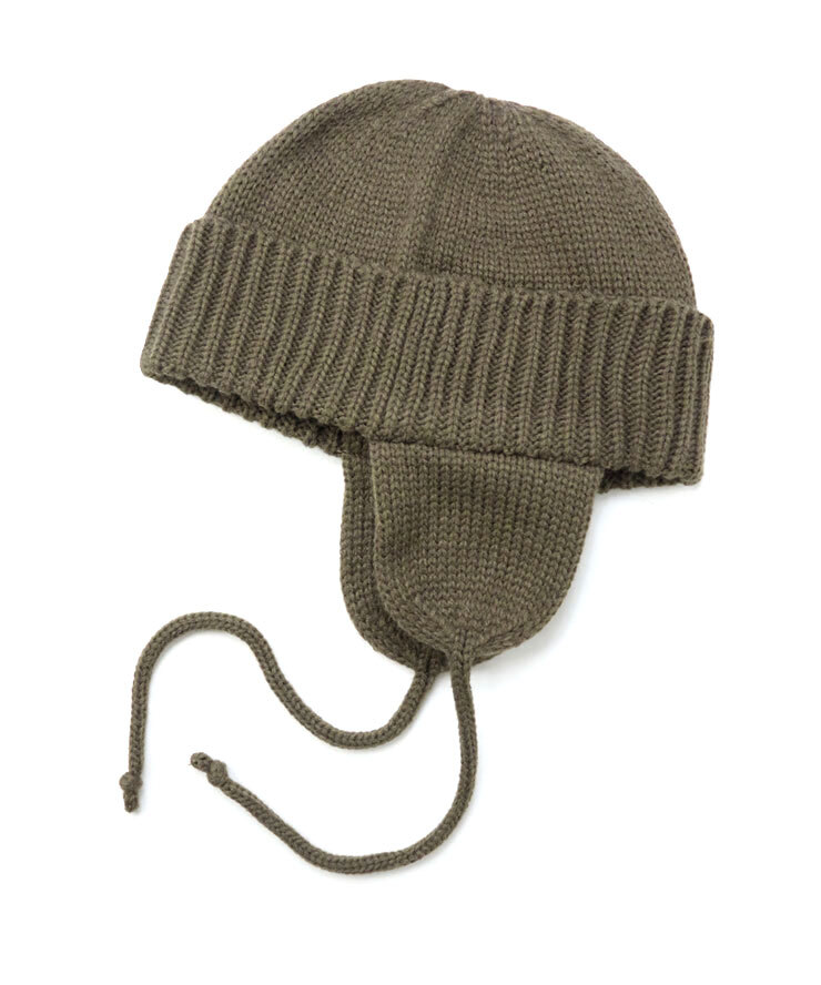 <ダークブラウン>Regnuu イヤーフラップ ウール混 ニットワッチ ニット帽 耳あて 帽子 あったかい 防寒帽子 防寒 暖かい かわいい 防風拍卖