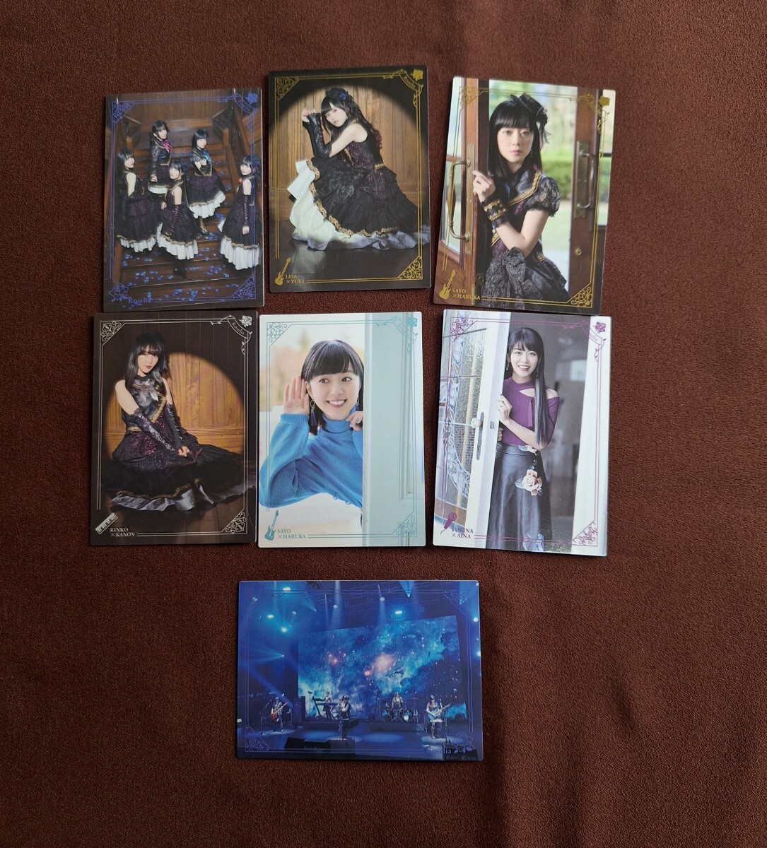 バンドリ カード セット roselia 声優 中島由貴 リサ 氷川 工藤晴香 白金 志崎 R PR拍卖