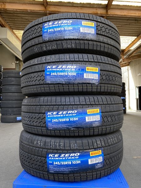 【法人宛限定送料無料】25919M-7 PIRELLI 245/55R19 103H ICE ZERO ASIMMETRICO 4本セット 2023年製拍卖
