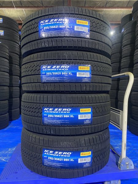 【法人宛限定送料無料】25919M-37 PIRELLI 255/35R21 98H XL ICE ZERO ASIMMETRICO 4本セット 2023年製拍卖