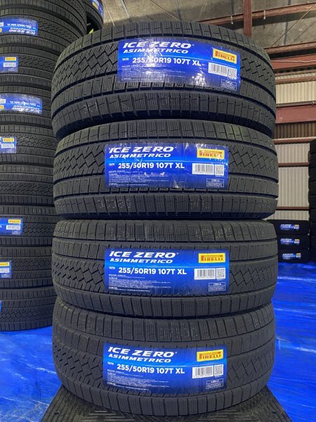 【法人宛限定送料無料】ZA107TM-17 PIRELLI 255/50R19 107T XL ICE ZERO ASIMMETRICO 4本セット 2023年製拍卖