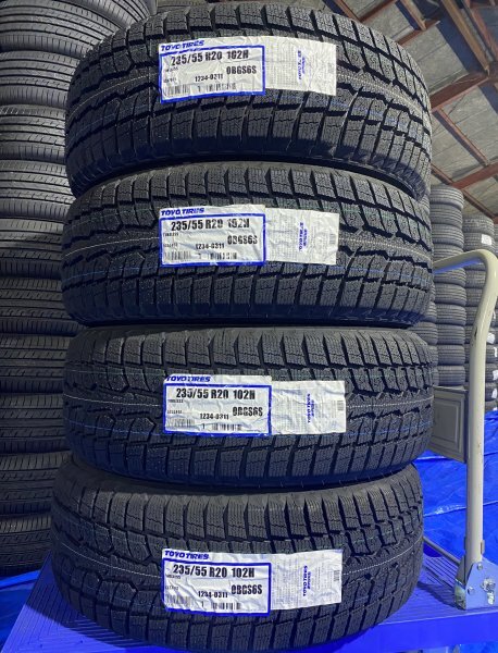 【法人宛限定送料無料】TYM55R20-15 TOYO 235/55R20 102H OBSERVE Gsi-6LS 冬タイヤ 4本セット 2023年 日本製拍卖